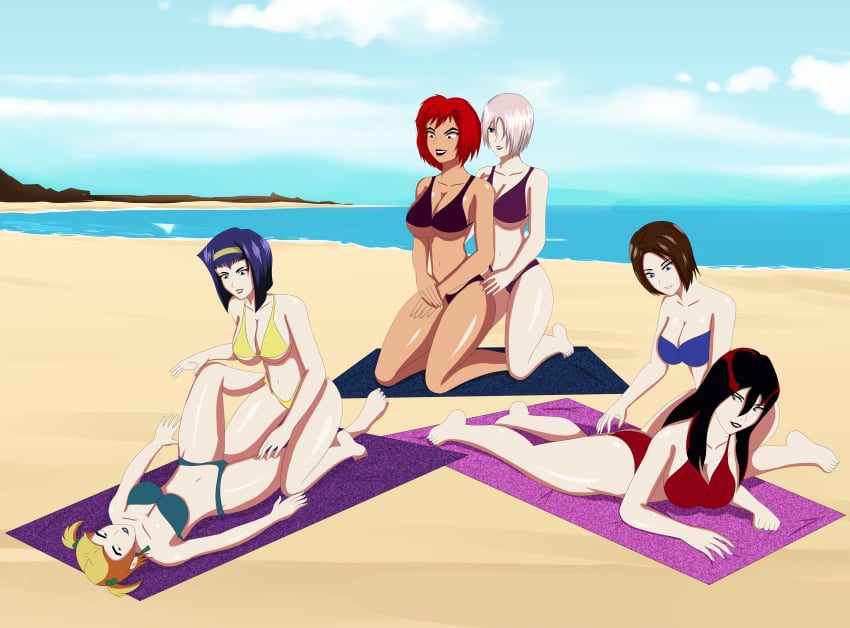 resident-evil-xxx-art-–-beach,-white-hair,-cowboy-bebop,-luna-(hex-girls),-imminent-death,-edasbild,-sand