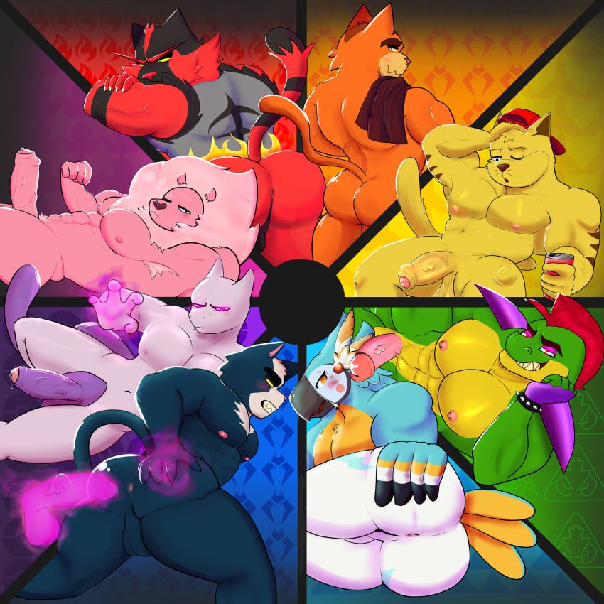 Male Toon Porn - The Legend Of Zelda Hentai - Pink Fur, Muscular, Feline, Lying On Back,  Muscular Male, Cartoon Network - Valorant Porn Gallery