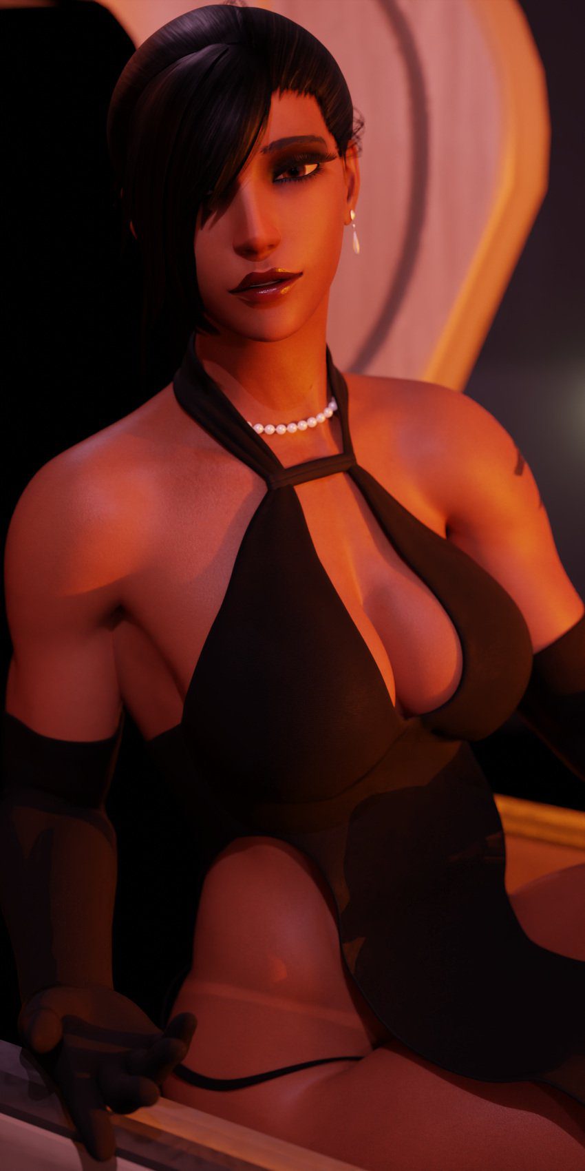 overwatch-rule-xxx-–-pearl-necklace,-dress,-female,-firelight,-blender,-tanned,-blender-(software)