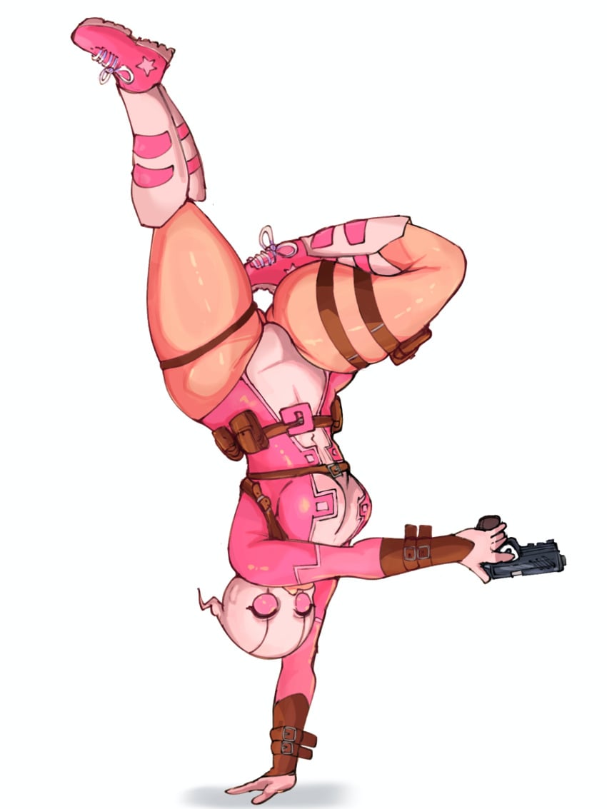 fortnite-sex-art-–-thick-thighs,-boots,-pistol,-torn-clothes,-harness,-medium-breasts