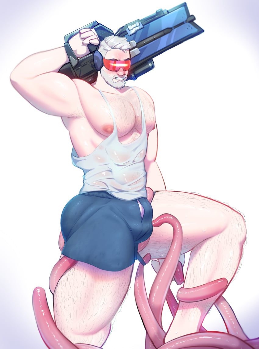 overwatch-hot-hentai-–-tentacle,-male-only,-muscular-male,-biceps,-bulge-through-clothing,-mature-male