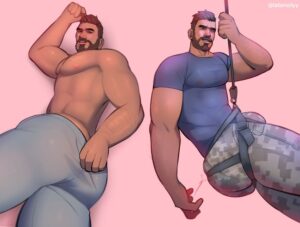 overwatch-hentai-xxx-–-gabriel-reyes,-overwatch-ight-clothing,-manly,-pecs,-male,-clothing