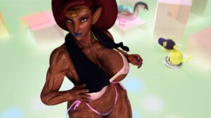 the-legend-of-zelda-porn-–-muscled,-muscular-arms,-toned,-gerudo