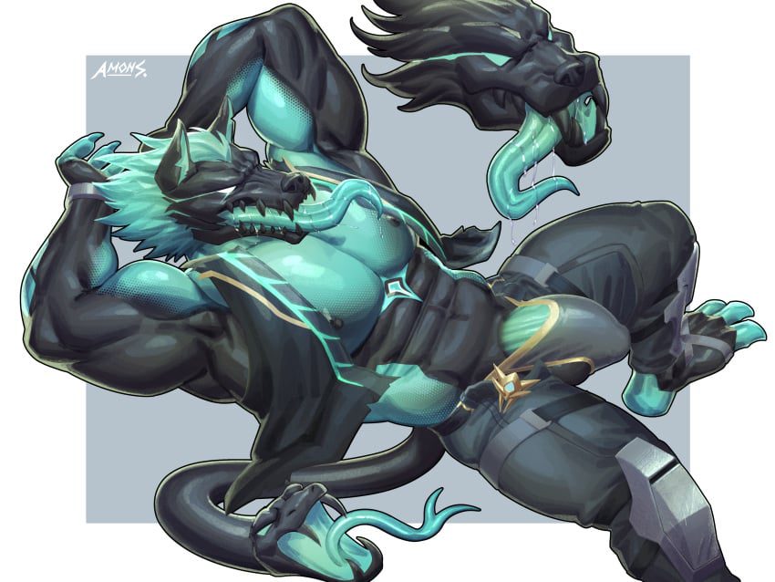 cerberus-xxx-art-–-canine,-wolf,-cerberus,-male-only