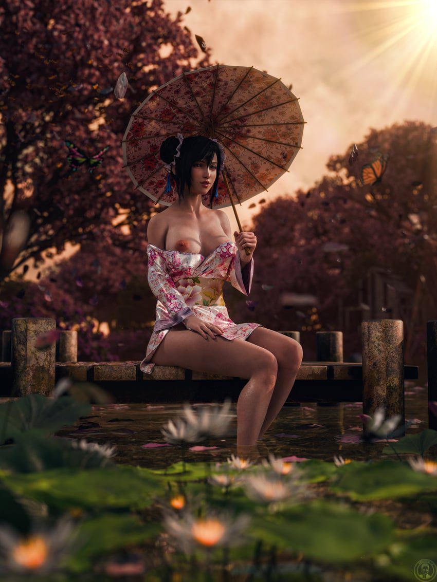 final-fantasy-hentai-–-smiling,-legs-together,-butterflies,-female-only,-view