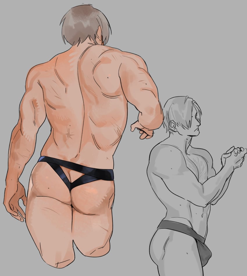 resident-evil-game-porn-–-muscular,-muscle,-leon-scott-kennedy,-male-only,-jockstrap-only,-scars-all-over,-resident-evil-2