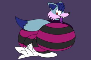 pokemon-rule-–-sharp-teeth,-blue-hair,-tongue,-blue-tail,-purple-shirt