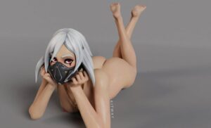 hush-hentai-art-–-shiny-skin,-female,-legs-up,-solo,-completely-nude,-oiled-skin,-nude