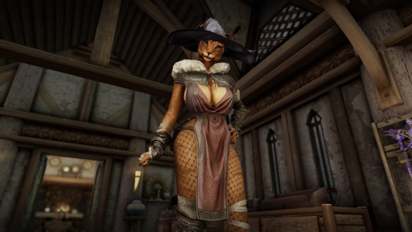 skyrim-free-sex-art-–-sktorus,-fishnets,-lantern,-solo-female,-big-breasts