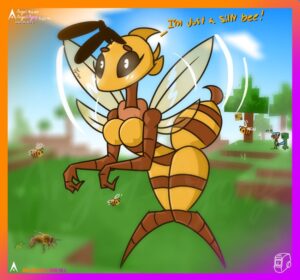 minecraft-game-hentai-–-antennae,-looking-at-viewer,-breasts,-anthro,-text,-honey-bee