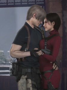 resident-evil-rule-xxx-–-l,-looking-at-partner,-bob-cut,-lipstick,-tight-clothing,-holding-hands