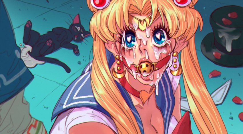 the-legend-of-zelda-rule-–-link,-link-(breath-of-the-wild),-ball-gag,-light-skinned-female,-unseen-male-face,-bishoujo-senshi-sailor-moon