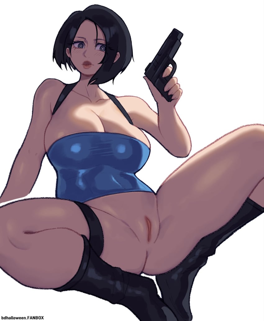 resident-evil-rule-xxx-–-o-panties,-white-background,-freddyhalloween,-looking-at-viewer,-resident-evil-lack-hair