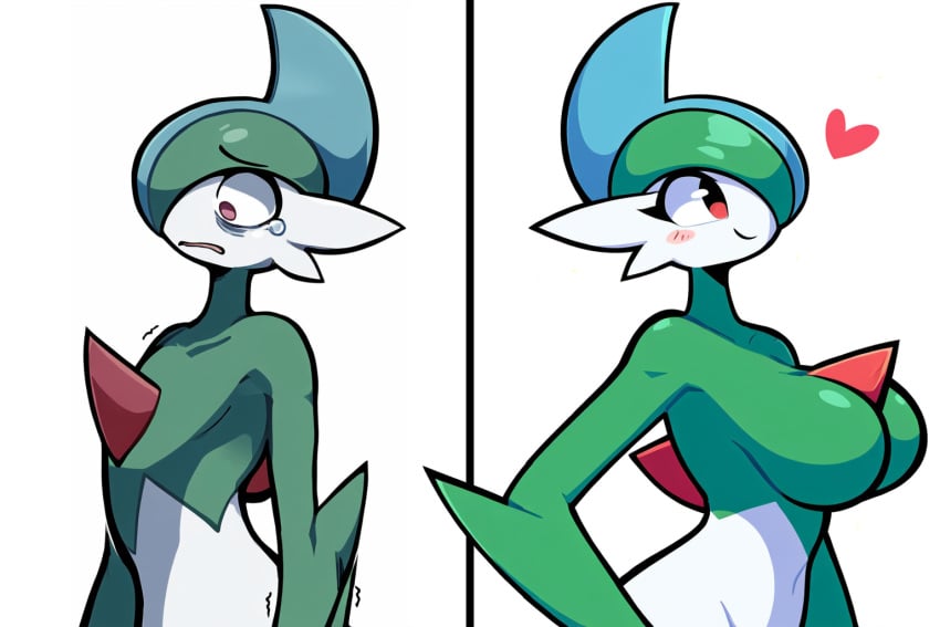 pokemon-rule-–-cold-shrike,-crying-with-eyes-open,-gallade,-green-body,-crying,-ai-generated