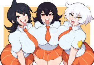 pokemon-game-hentai-–-short-hair,-large-breasts,-school-uniform,-open-mouth