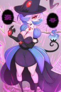 pokemon-sex-art-–-english-text,-arm-under-breasts,-hi-res,-yellow-sclera,-blue-hair,-saltyxodium,-gardevoir