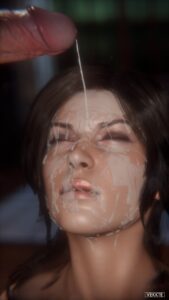 tomb-raider-game-hentai-–-lara-croft,-vekkte,-cum-on-face,-female,-closed-eyes