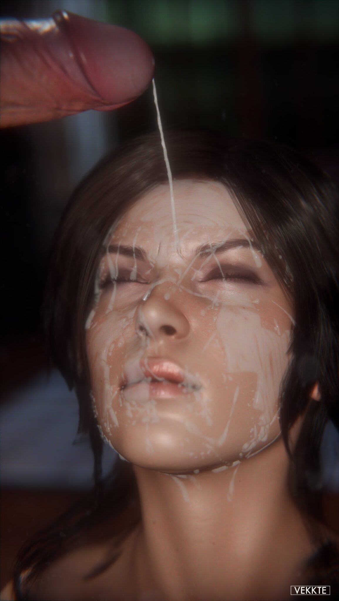 tomb-raider-game-hentai-–-lara-croft,-vekkte,-cum-on-face,-female,-closed-eyes