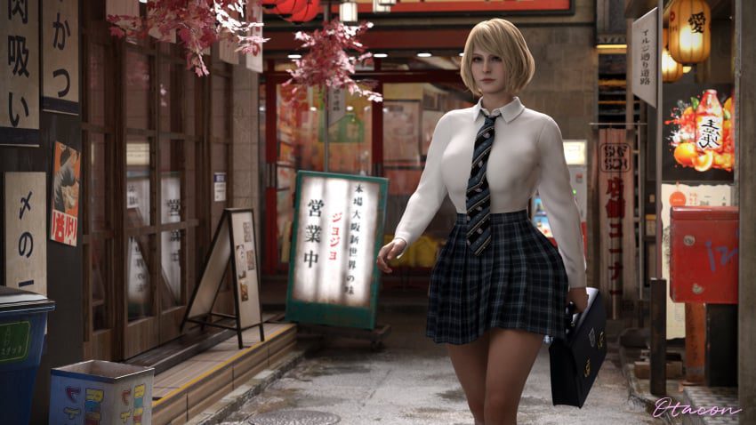 resident-evil-hot-hentai-–-resident-evil-make,-clothed-female,-school-uniform,-light-skinned-female,-walking