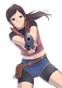 resident-evil-game-porn-–-ponytail,-claire-redfield,-hotpants,-shorts