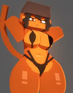 minecraft-porn-hentai-–-curvy-figure,-horny-female,-pointy-teeth,-furry,-monkey-tail,-open-mouth