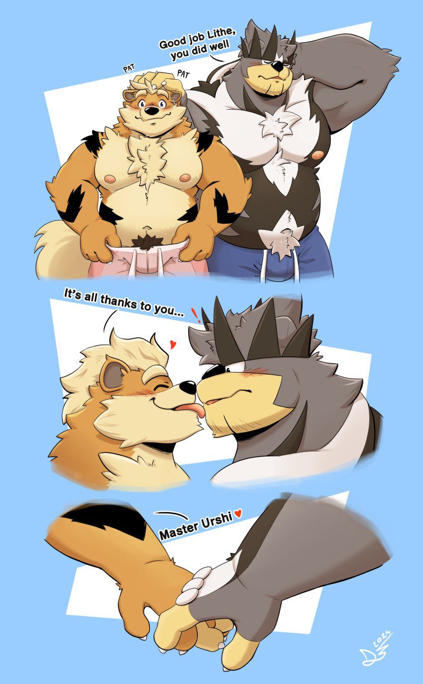 pokemon-rule-porn-–-bulge,-shorts,-danipika,-blush,-arcanine,-muscular,-partially-clothed