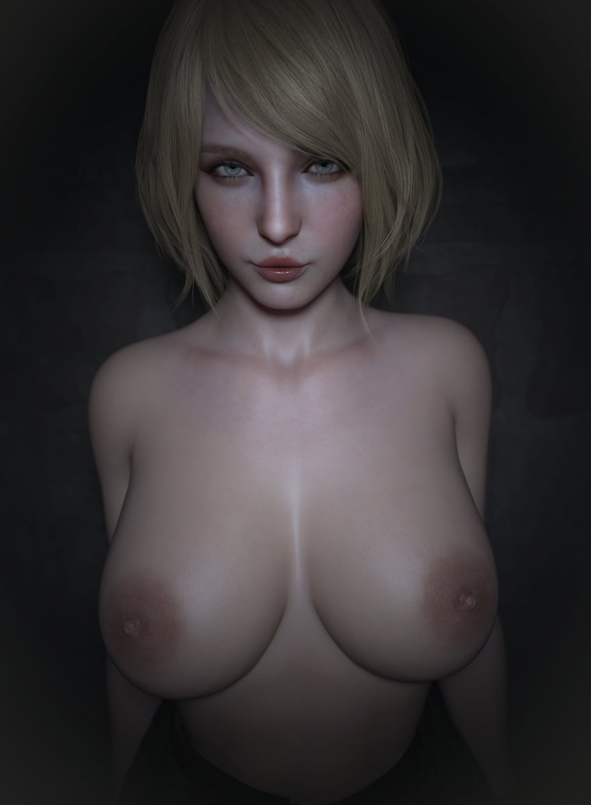 resident-evil-rule-porn-–-eyeliner,-resident-evil-make,-front-view,-bare-chest,-smug-expression,-brick-wall