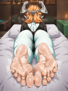 the-legend-of-zelda-hentai-xxx-–-feet,-from-behind,-ai-generated,-toes,-foot-fetish,-lying-on-stomach