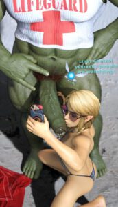 the-legend-of-zelda-sex-art-–-kissing-penis,-size-difference,-swimsuit,-muscular-male,-body-hair,-hdregrets,-blonde-hair