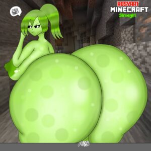 minecraft-hentai-–-green-body,-ass,-minecraft-mob,-green-skin,-slime-monster,-thick-ass