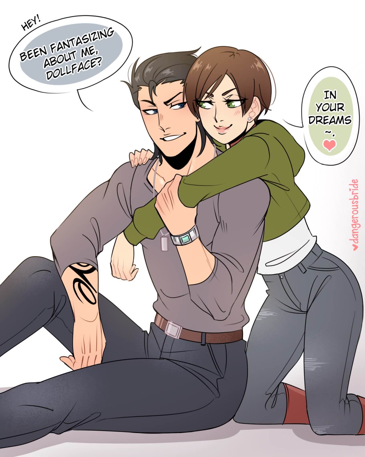 resident-evil-hentai-–-billy-coen,-blue-eyes,-capcom,-cuddling,-wristband,-arm-tattoo