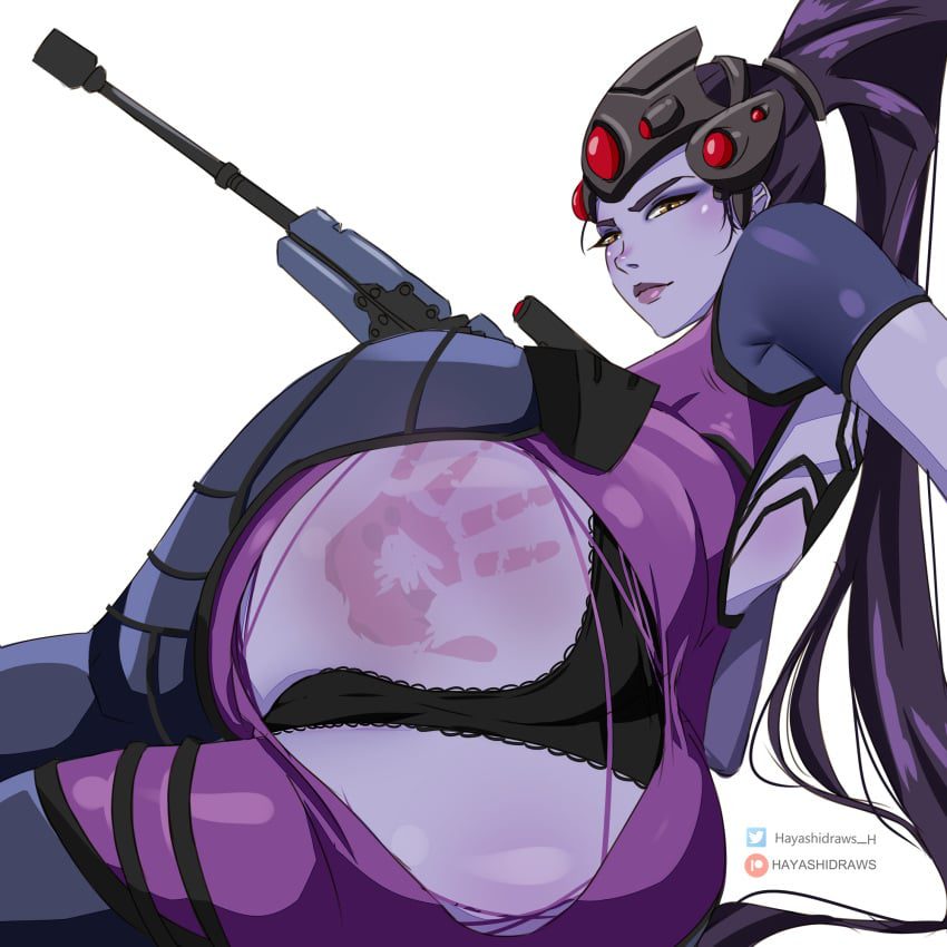 overwatch-hentai-–-ponytail,-alternate-version-available,-ass-focus,-looking-at-viewer