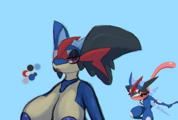 pokemon-hentai-–-artesjsc,-big-breasts,-female,-huge-breasts,-cleavage,-greninja,-breasts