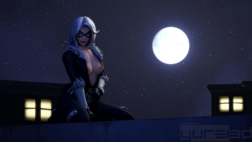 blackcat-hentai-art-–-night,-sitting,-unzipped-jumpsuit,-breasts,-female-only