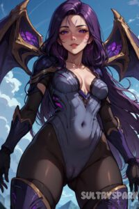 league-of-legends-game-porn-–-parted-lips,-boots,-blue-sky,-thighhighs,-looking-at-viewer