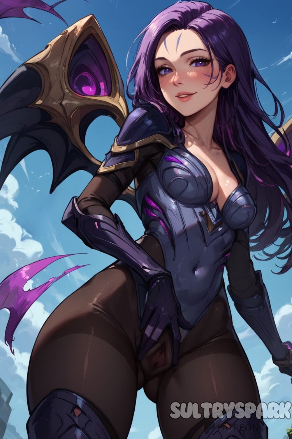 league-of-legends-sex-art-–-pantyhose,-collarbone,-facial-mark,-day