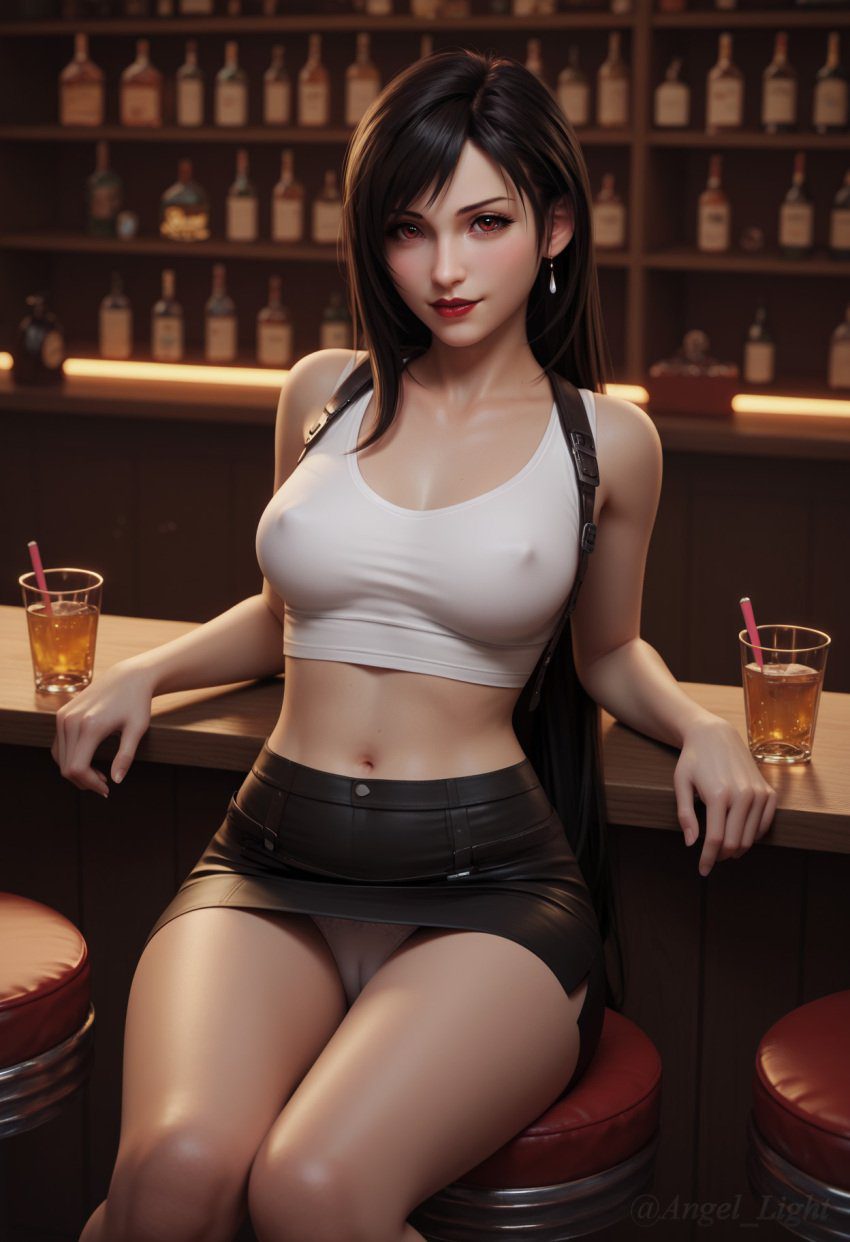 final-fantasy-hentai-art-–-black-hair,-red-eyes,-nipples-visible-through-clothing,-final-fantasy-vii-remake,-final-fantasy-vii