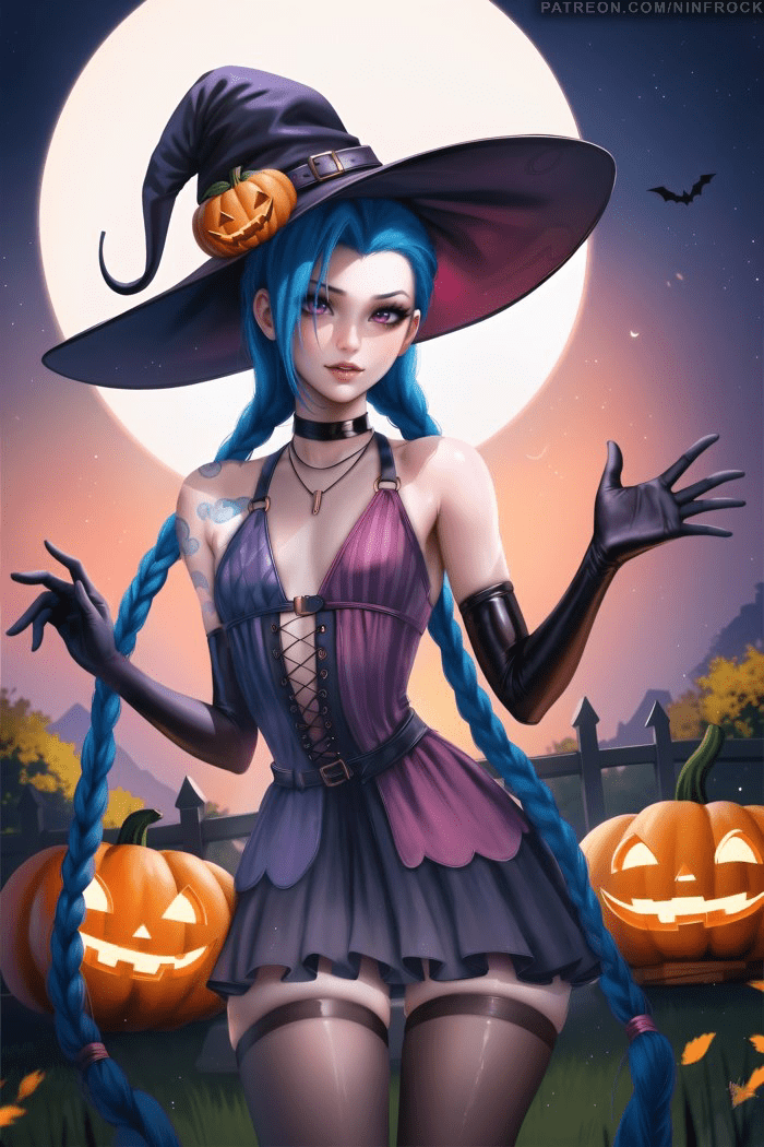 jinx-rule-–-female-focus,-slim-waist,-female,-witch-hat