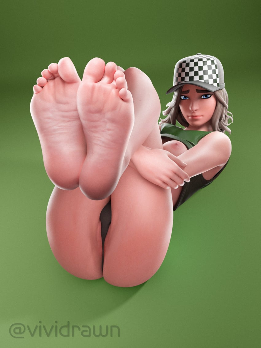 veronika-hentai-xxx-–-hat,-breasts-out,-feet,-worried-expression,-feet-fetish,-clothed-female