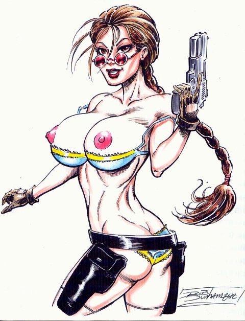 tomb-raider-xxx-art-–-rob-durham,-posing,-hourglass-figure,-breasts