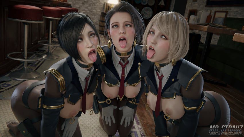 resident-evil-porn-hentai-–-no-visible-genitalia,-big-breasts,-military-uniform,-uniform