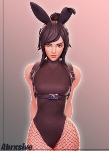 tsuki-free-sex-art-–-bunnysuit,-hips,-black-hair