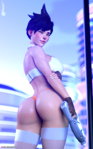 overwatch-xxx-art-–-ass,-looking-back,-indoors,-thighhighs