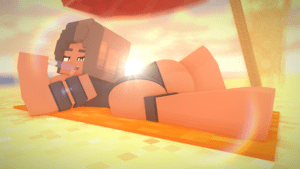 Minecraft Game Hentai - solo, tongue, life guard, beach towel, 1girls, licking file 066242cf12a0271a9864b6cd9b70999c